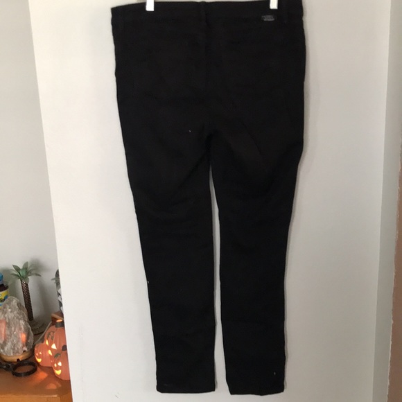 SOURCE OF WISDOM SKINNY JEANS VERY SOFT SIZE 16 BLACK NWOT EXCELLENT CONDITION - Picture 6 of 8